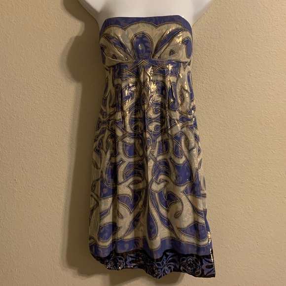 Nicole Miller Dresses & Skirts - Nicole Miller Collection silk strapless dress S Y2K